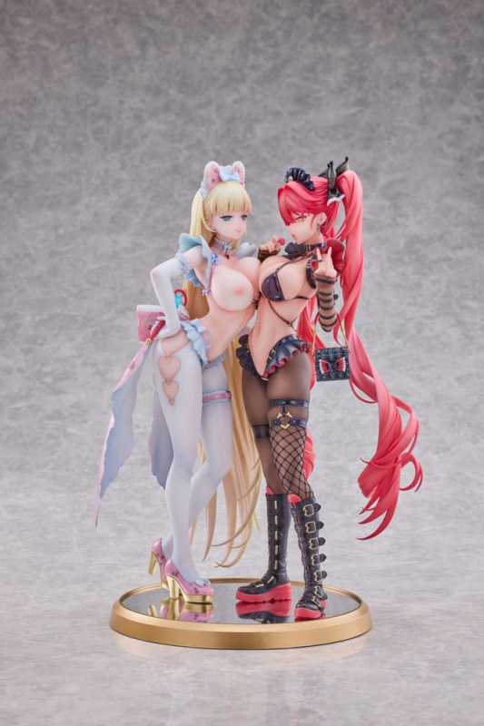 Original Character PVC Statues 1/5 Stella & Sadie Illustrated by Mendokusai 31 cm 11