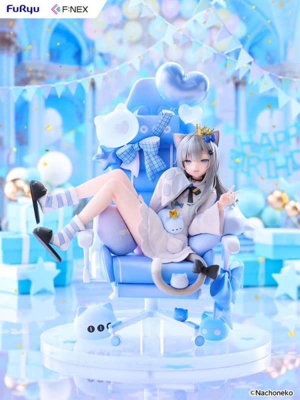 Virtual YouTuber F:NEX PVC Figure 1/7 Nachoneko Birthday Ver. 24 cm 1