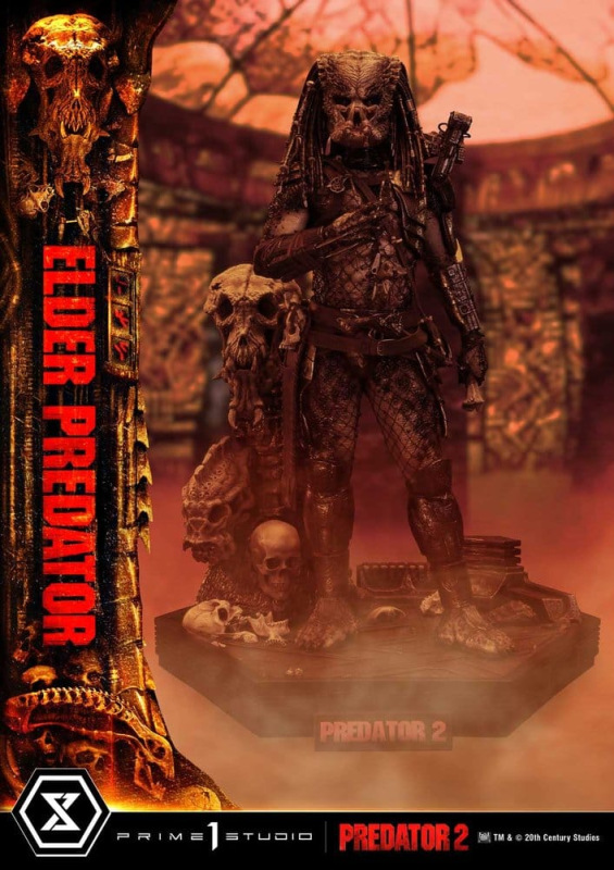 Predator 2 (Film) Museum Masterline Statue 1/3 Elder Predator DX Bonus Version 94 cm 8