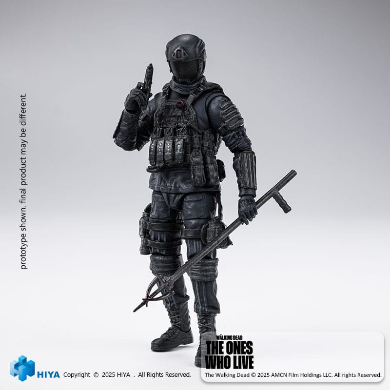 The Walking Dead: The Ones Who Lived Exquisite Mini Action Figure 1/18 CRM Soldier 10 cm 2