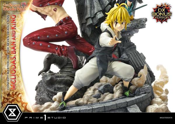 Seven Deadly Sins Concept Masterline Series Statue Meliodas, Ban and King Deluxe Bonus Version 55 cm