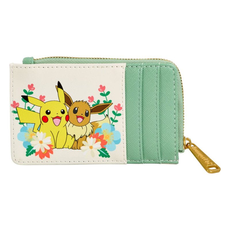Pokemon by Loungefly Wallet Pikachu & Eevee Floral 2