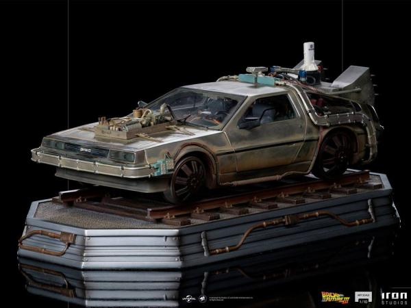 Back to the Future III Art Scale Statue 1/10 DeLorean 57 cm