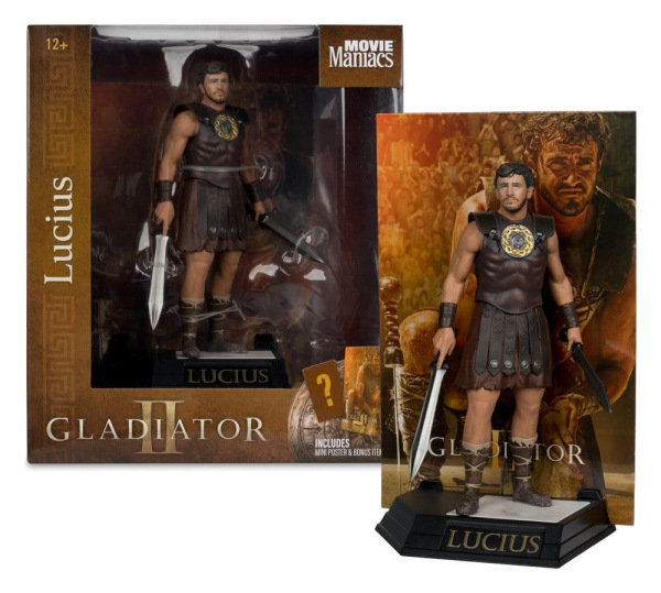 Gladiator II Movie Maniacs Action Figure Lucius 16 cm 4