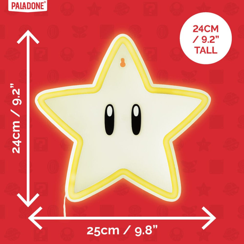 Super Mario LED Wall Lamp Light Super Star Neon 1