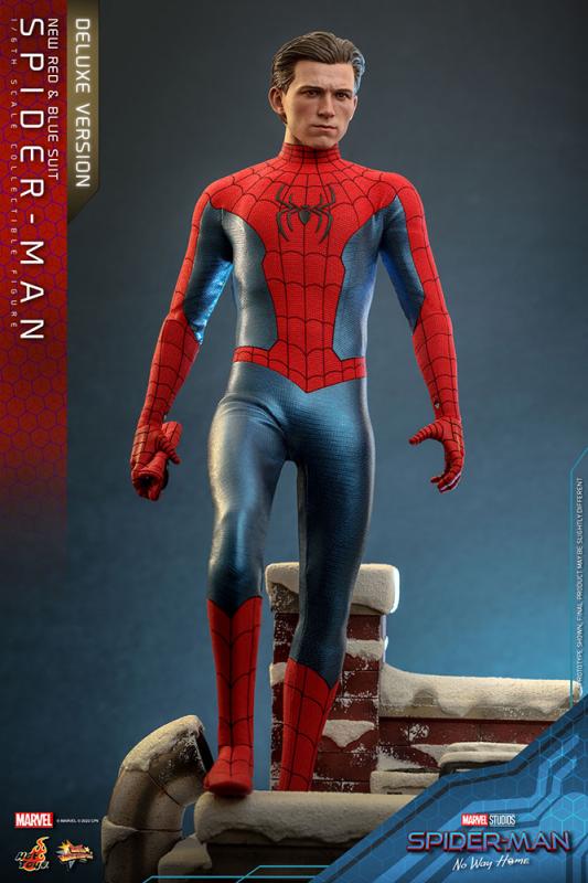 Spider-Man: No Way Home Movie Masterpiece Action Figure 1/6 Spider-Man (New Red and Blue Suit) (Delu