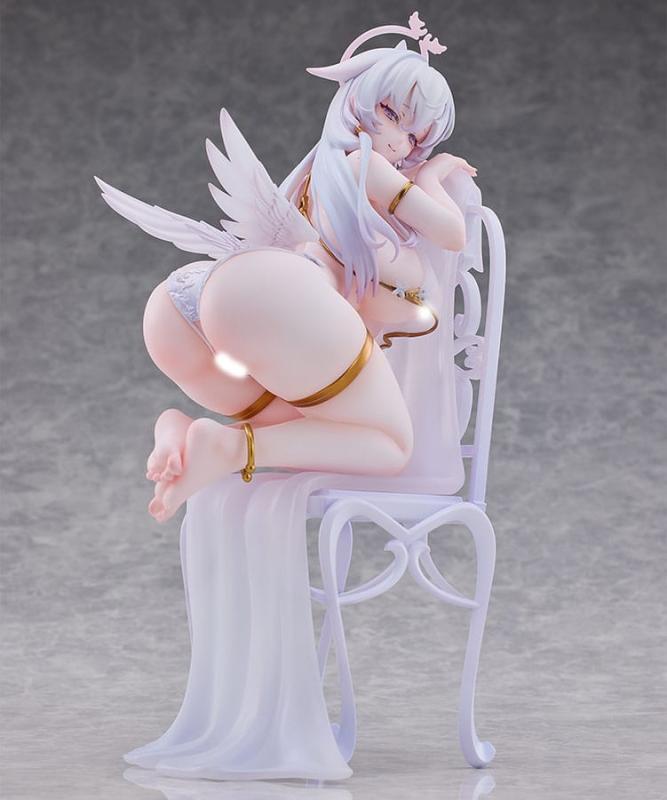 Original Character Statue 1/6 Pure White Angel-chan Tapestry Set Edition 27 cm