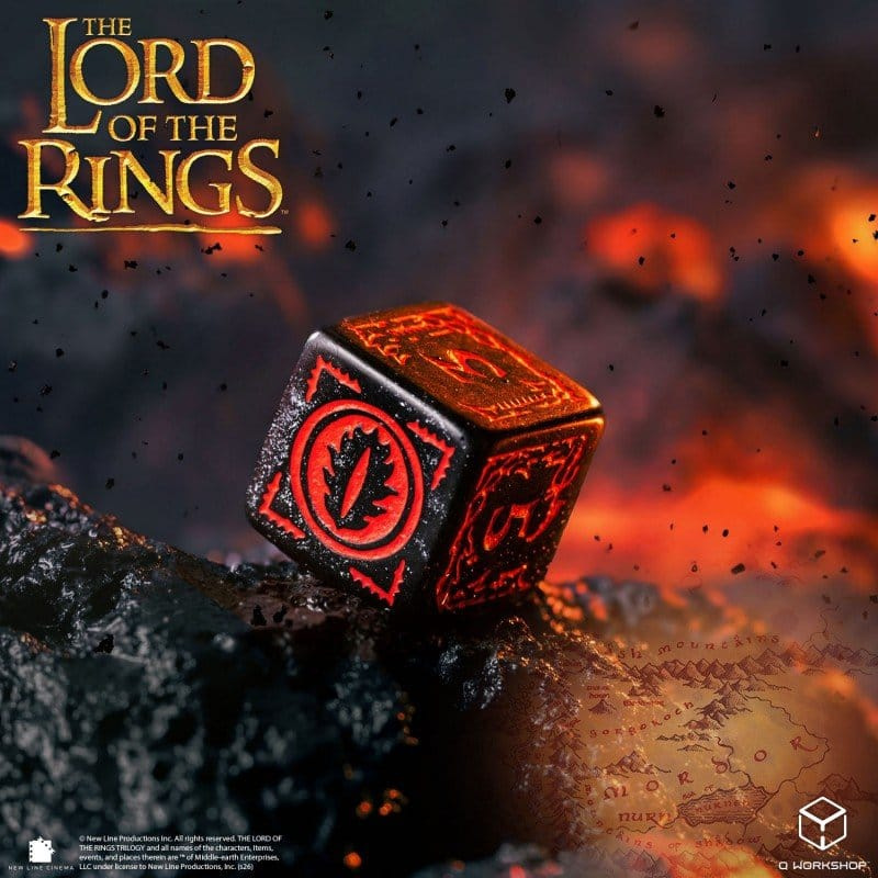 The Lord of the Rings Dice Set of 7 Mordor 3