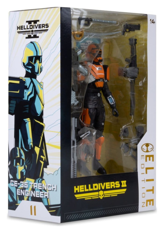 Helldivers 2 McFarlane Elite Edition Action Figure CE-25 Trench Engineer (Deluxe) 18 cm 9
