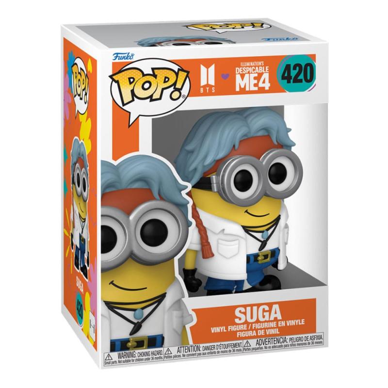 Minions x BTS POP! Rocks Vinyl Figure SUGA 9 cm 1