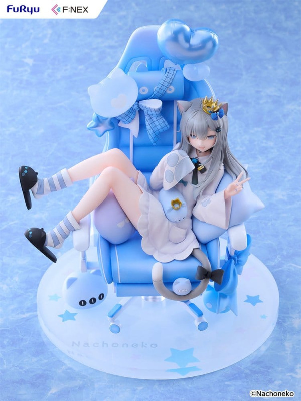 Virtual YouTuber F:NEX PVC Figure 1/7 Nachoneko Birthday Ver. 24 cm 6