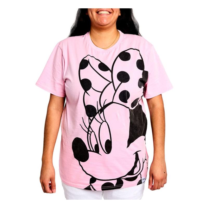 Disney by Loungefly Tee T-Shirt Unisex Minnie Rocks the Dots Florals Size S 1