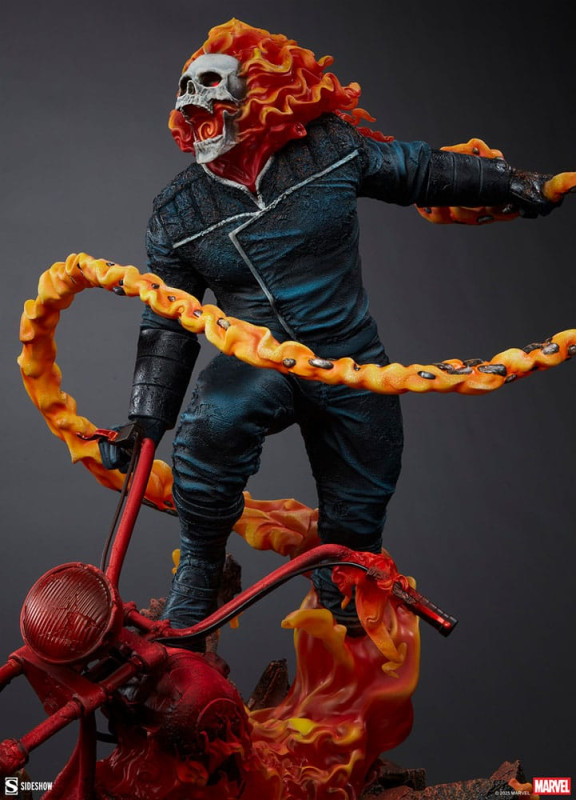 Marvel Premium Format Statue Ghost Rider (Classic Variant) 53 cm 9