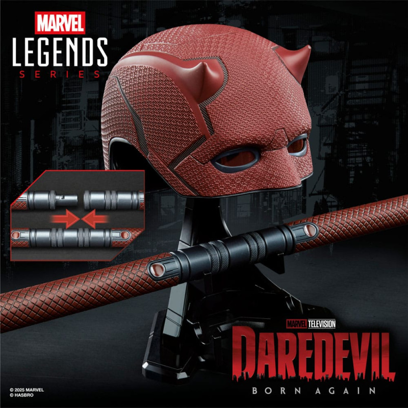 Daredevil: Born Again Premium Roleplay Mask and Billy Club 6