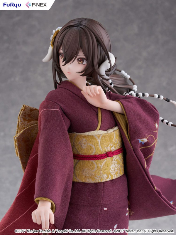 Azur Lane F:Nex PVC Statue 1/4 Mikasa blue flower komachi Ver. Japanese Doll 43 cm 5