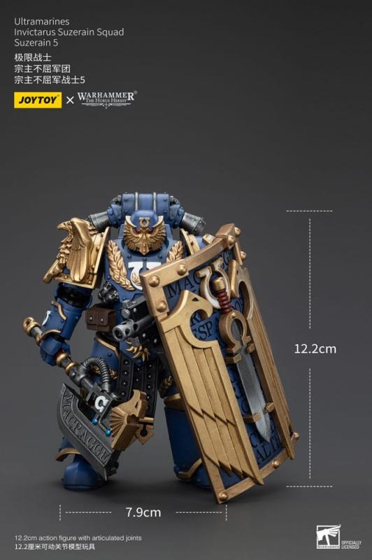 Warhammer The Horus Heresy Action Figure 1/18 Ultramarines Invictarus Suzerain Squad Suzerain 5 12 c