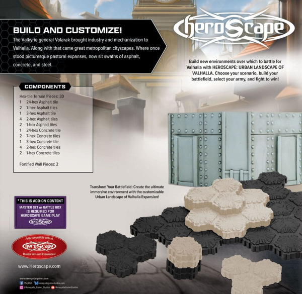 Heroscape Terrain Expansion The Urban Landscape of Valhalla *English Version* 1