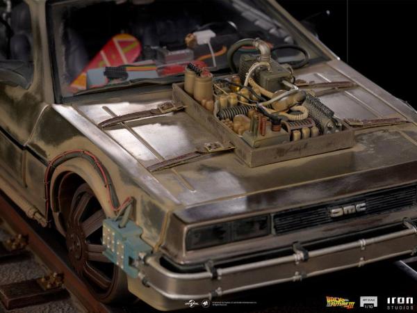 Back to the Future III Art Scale Statue 1/10 DeLorean 57 cm