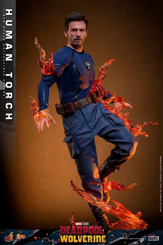 Deadpool & Wolverine Movie Masterpiece Action Figure 1/6 Human Torch 31 cm 5