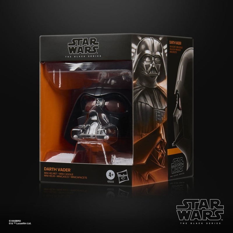 Star Wars Episode IV Black Series Mini Helmet Darth Vader 15 cm 1