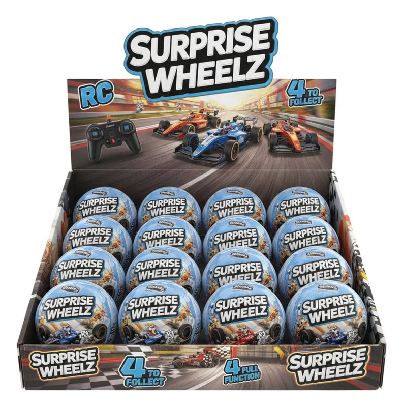 Gear2Play Vehicle Radio-controlled RC Car Surprise Wheelz Display (16)