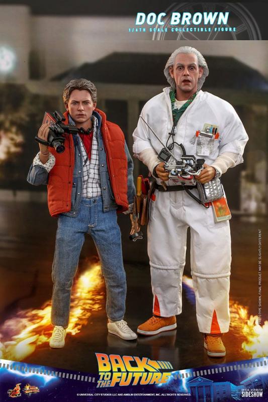 Back To The Future Movie Masterpiece Action Figure 1/6 Doc Brown 30 cm