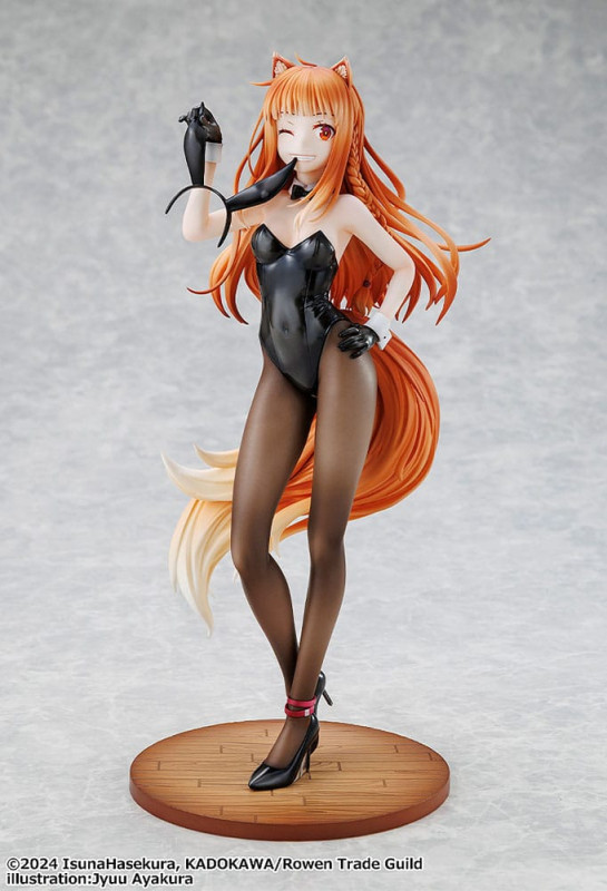 Spice and Wolf: Merchant Meets the Wise Wolf PVC Statue 1/7 Holo Light Novel bunny Ver. illustration 1