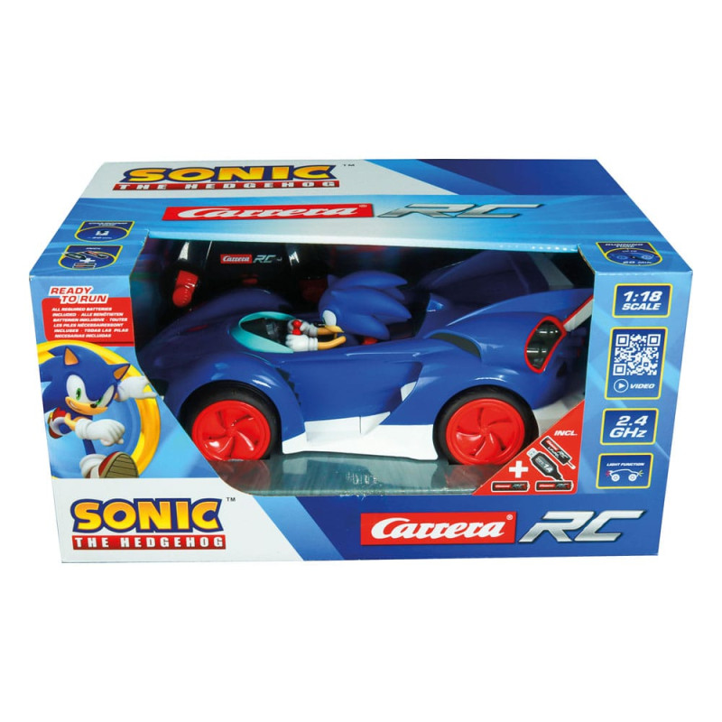 Sonic the Hedgehog Cart RC remote-controlled car 1/18 2.4GHz Sonic Performance 1