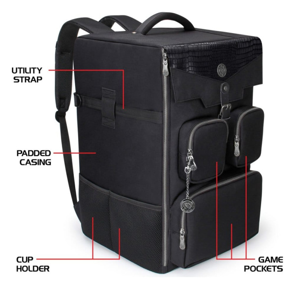 Enhance Board Game Backpack Collector's Edition Black 3