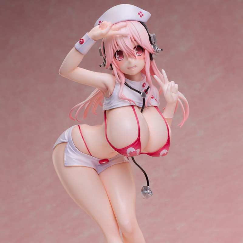 Super Sonico PVC Statue 1/6 Super Sonico Nurse Bikini Ver. 22 cm 7