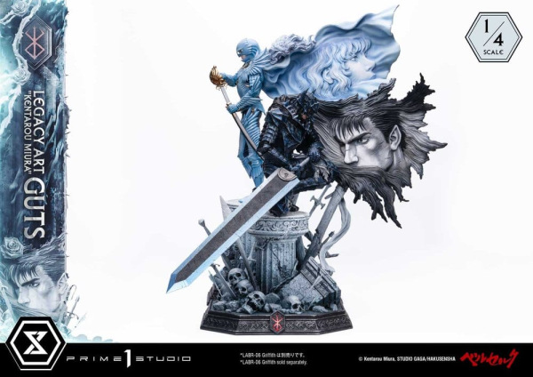 Berserk Legacy Art "Kentarou Miura" Statue 1/4 Guts 74 cm 10