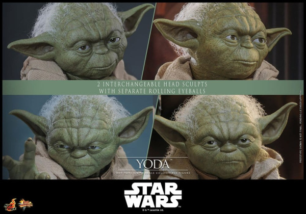 Star Wars: Revenge of the Sith Movie Masterpiece Action Figure 1/6 Yoda 14 cm 12
