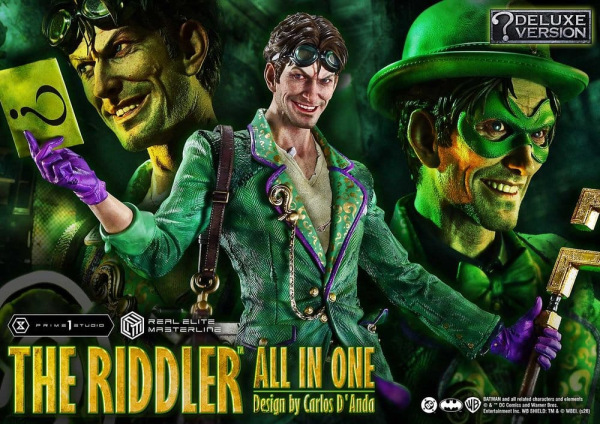 DC Comics Real Elite Masterline Series Statue 1/3 The Riddler All In One (Design by Carlos D'Anda) D 1