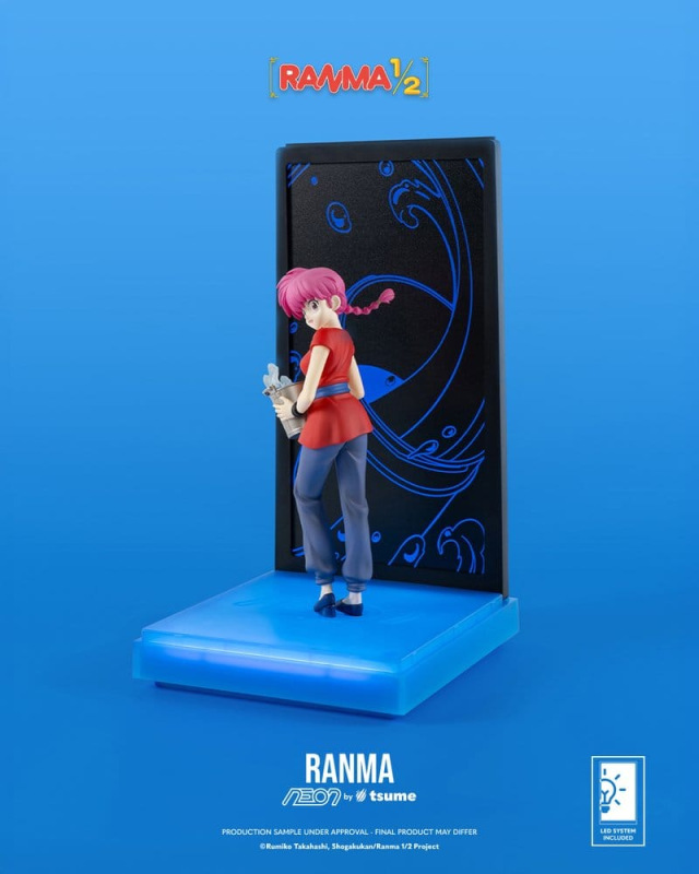 Ranma Neon Figure 1/9 Ranma Saotome Girl 20 cm 4