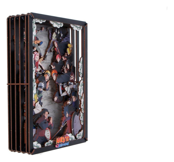 Naruto Model Kit Wooden Theatre Combat (Large) 26 cm 3