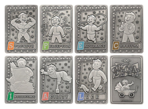 Fallout Ingots with Album S.P.E.C.I.A.L. Perk Card Collector’s Album 12