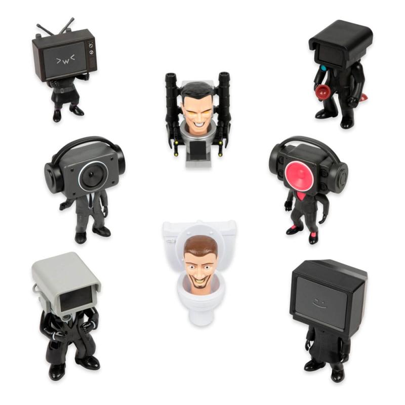 Skibidi Toilet Minifigures 6 cm Series 1 Display (24) 3