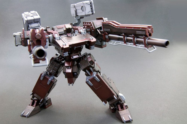 Armored Core Fine Scale Model Kit 1/72 GA GAN01-Sunshine-E Feedback 18 cm 8