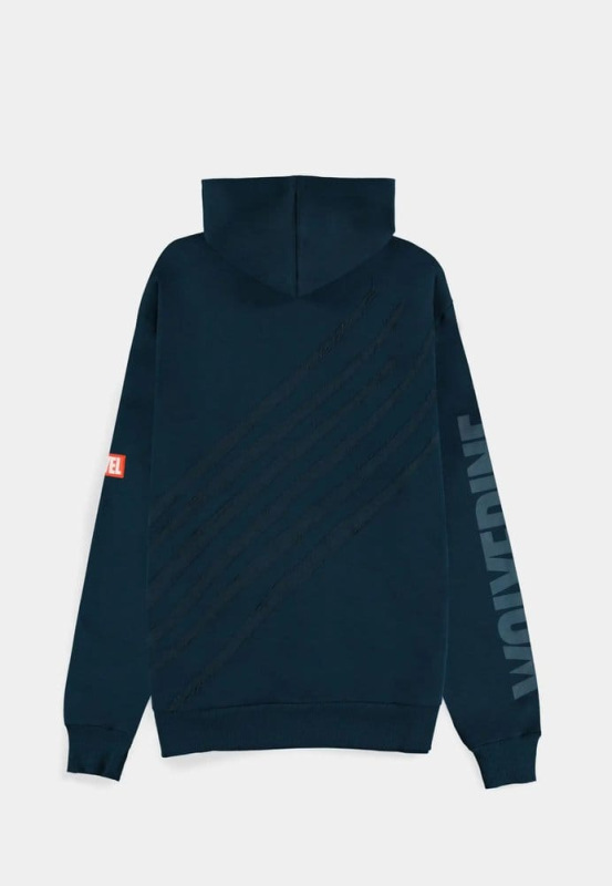 Marvel Hooded Sweater Wolverine Blue Size M 1