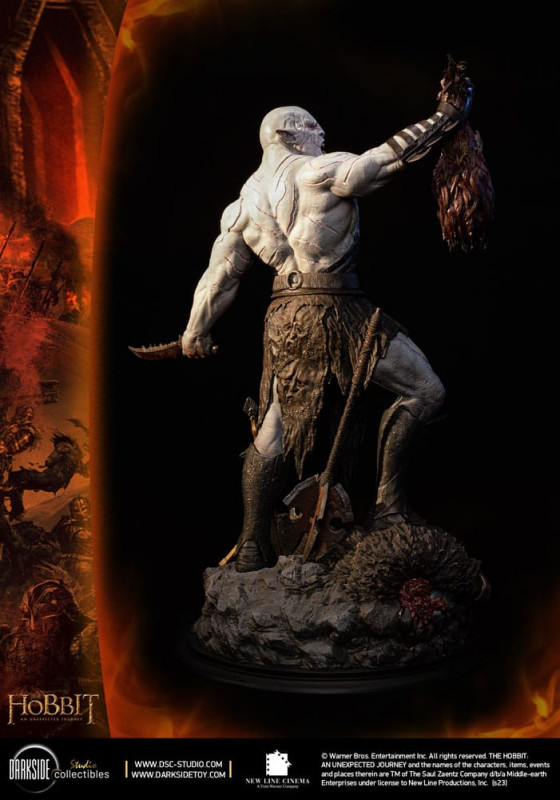 The Hobbit MS Series Statue 1/3 Azog The Defiler John Howe Signature Edition Edition 90 cm 12