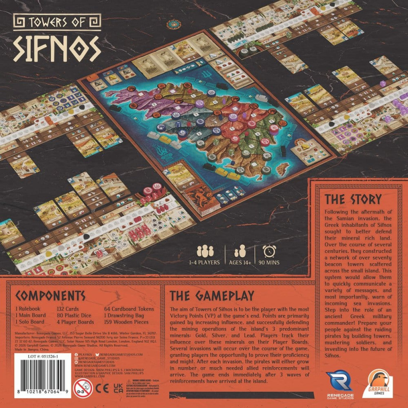 Towers of Sifnos Board Game *English Version* 1
