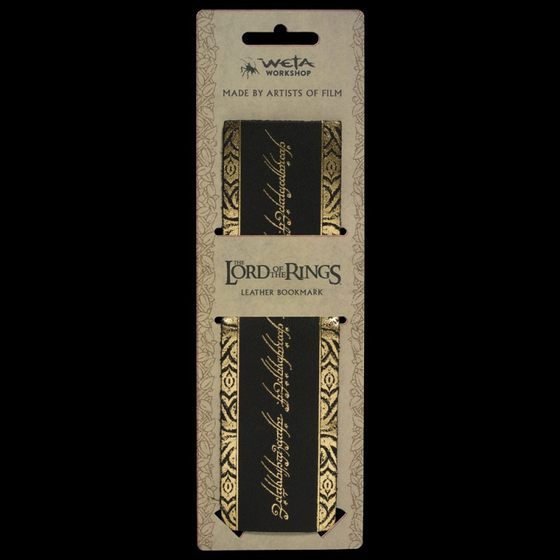 Lord of the Rings Leather Bookmark The One Ring Inscription 1