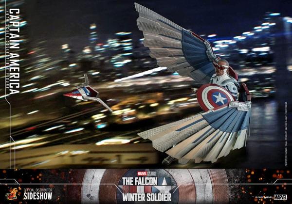 The Falcon and The Winter Soldier Action Figure 1/6 Captain America 30 cm