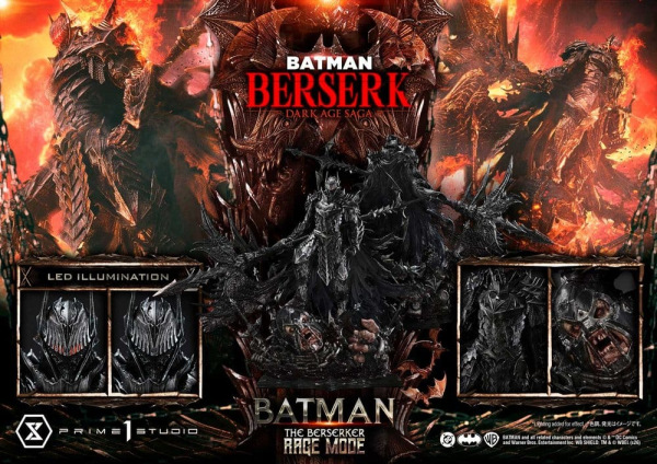 DC Comics Premium Masterline Series Statue 1/4 Batman (Comics) Batman: The Berserker Rage Mode 82 cm 2