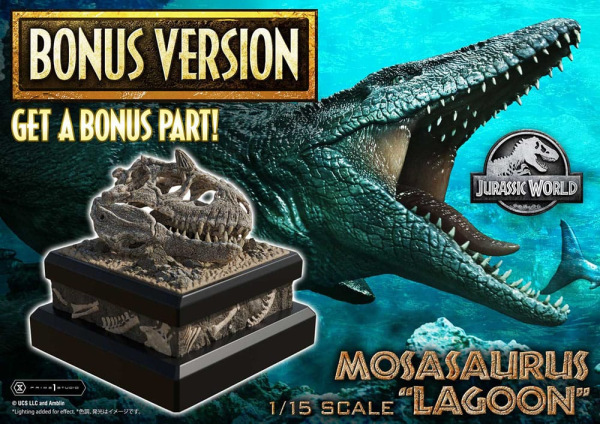 Jurassic World Legacy Museum Collection Statue 1/15 Mosasaurus "Lagoon" Bonus Version 57 cm 2
