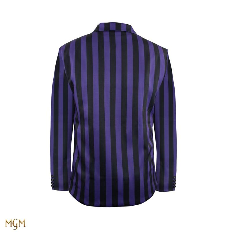 Wednesday Jacket Nevermore Academy Purple Striped Blazer Size L