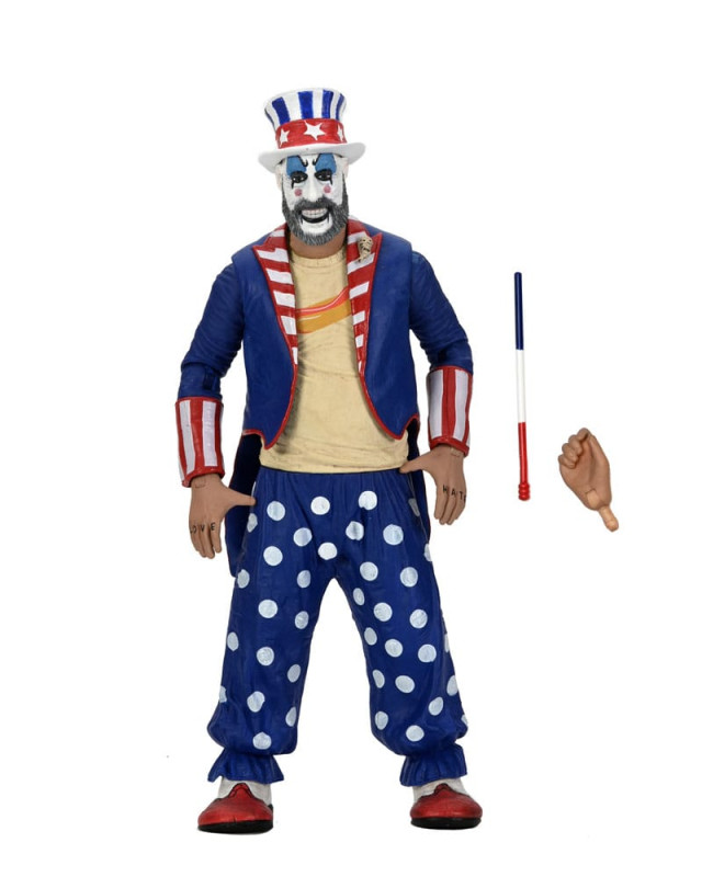 House of 1000 Corpses Action Figure Captain Spaulding (Tailcoat) 20th Anniversary 18 cm 1
