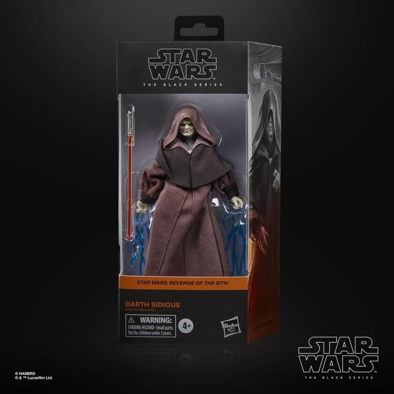 Star Wars Episode III Black Series Action Figure Darth Sidious 15 cm