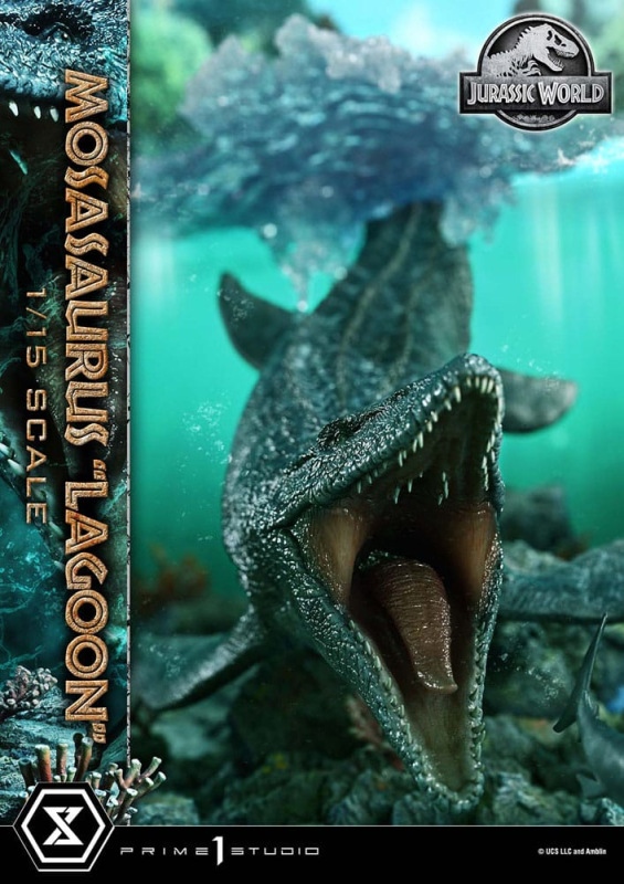 Jurassic World Legacy Museum Collection Statue 1/15 Mosasaurus "Lagoon" Bonus Version 57 cm 3