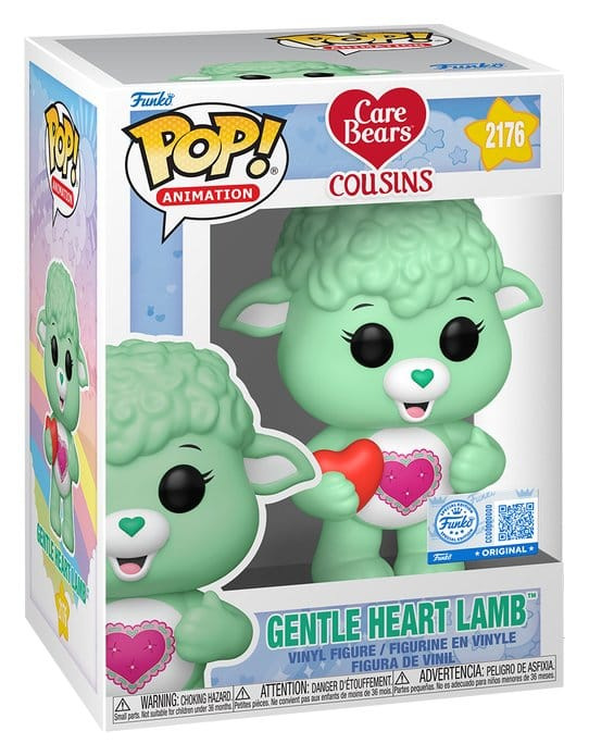 The Care Bears POP! Animation Vinyl Figure Gentle Heart Lamb 9 cm 1